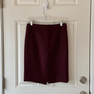J. Crew No. 2 wool pencil skirt
